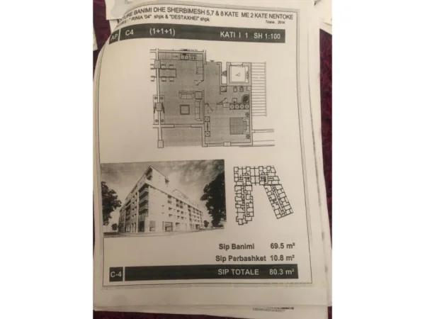 Tirane, shitet apartament 1+1 Kati 1, 80 m² 133.000 € (Xhanfize Keko)