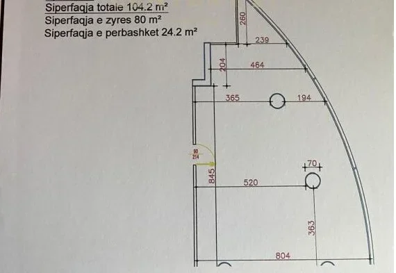 Tirane, shes ambjent biznesi , 105 m² 530.000 € (Rruga e Elbasanit, ETC)
