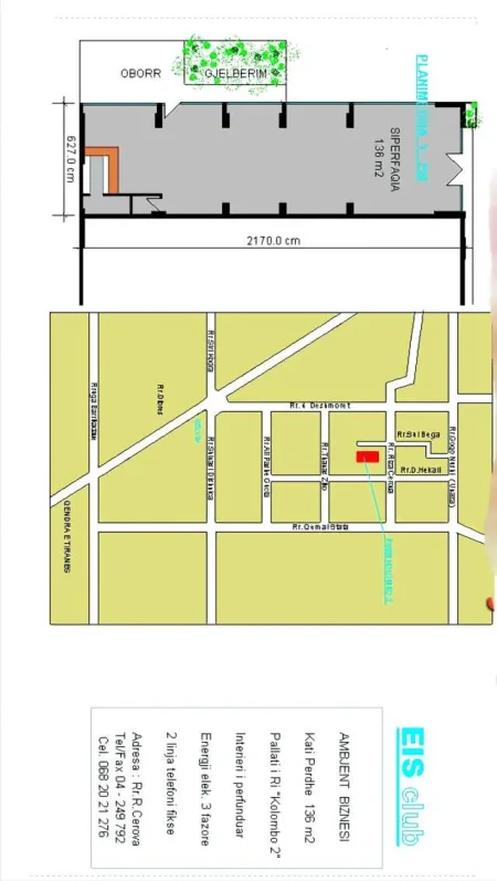 Tirane, shitet ambjent biznesi Kati 0, 137 m² 383.000 Euro (Riza Cerova)