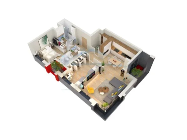 Tirane, shitet apartament 2+1 Kati 5, 124 m² 210.000 € (Unaza e Re)