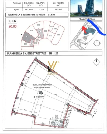 Tirane, jepet me qera dyqan Kati 0, 181 m² 4.500 € (RRUGA E KOSOVARVE)