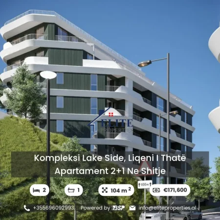 Tirane, shitet apartament 2+1+Ballkon Kati 3, 104 m² 171.600 € (Liqeni i Thate)