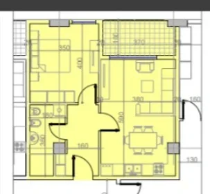 Tirane, shitet apartament 1+1+Ballkon Kati 5, 69 m² 73.000 € (BelFiore Residence Paskuqan)