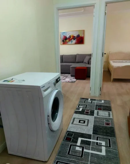 Tirane, jepet me qera apartament 1+1+Ballkon Kati 5, 60 m² 400 € (Ali demi prane shkolles kushtrimi i lirise)