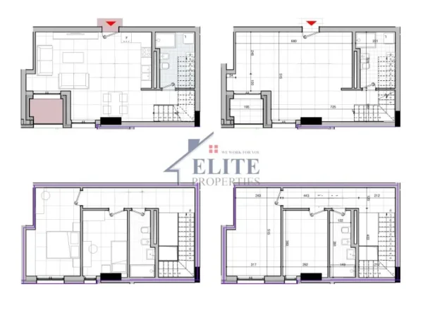 Tirane, shitet apartament duplex 2+1 Kati 2, 132 m² 330.050 € (Bulevardi I Ri)