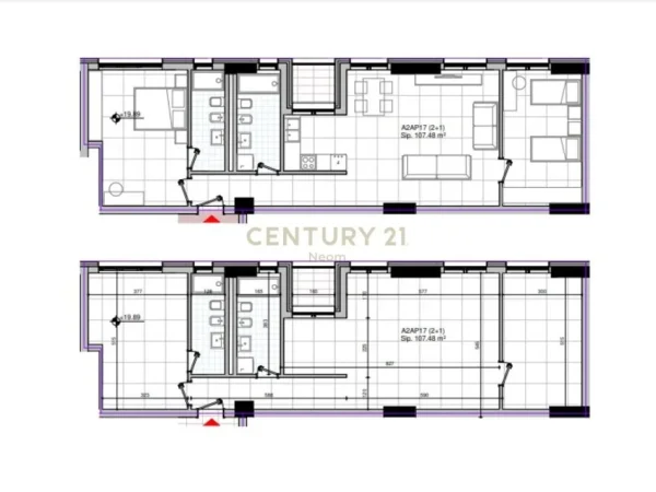 Tirane, shitet apartament 2+1+Aneks+Ballkon Kati 5, 128 m² 306.400 € (Neom109367)