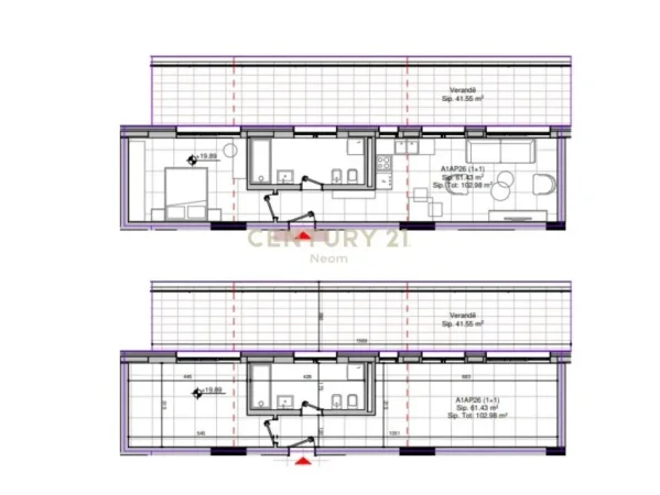 Tirane, shitet apartament 1+1+Aneks+Ballkon Kati 5, 115 m² 215.600 € (Neom109364)