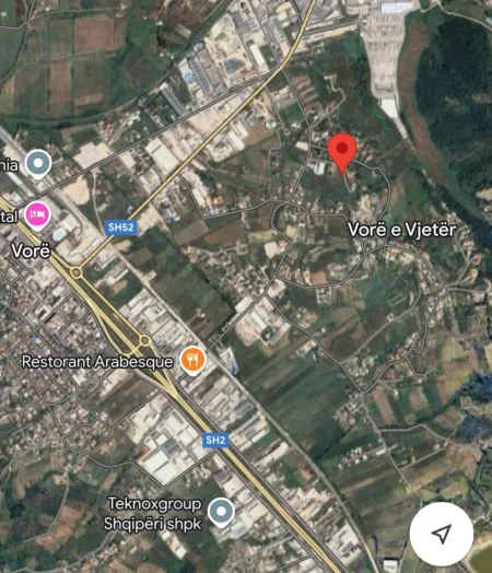 Tirane, shes toke , 780 m² 60.000 € (Vore e Vjeter)