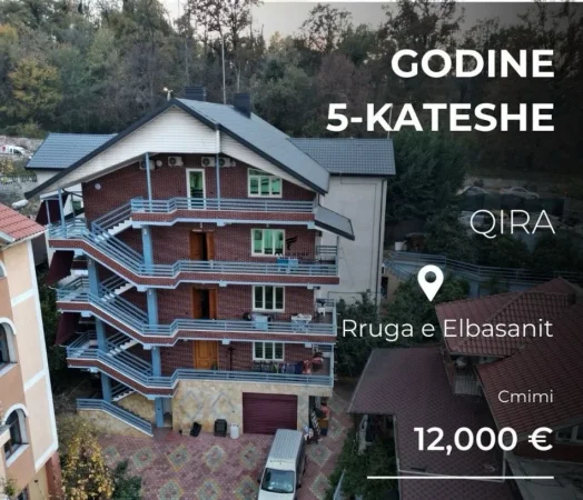Tirane, jepet me qera Vile 3 Katshe Kati 5, 1.500 m² 12.000 € (RRUGA E ELBASANIT)