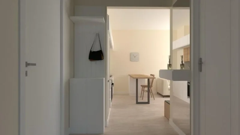 Tirane, shitet apartament 1+1+Ballkon Kati 3, 53 m² 95.000 € (Ali Dem)