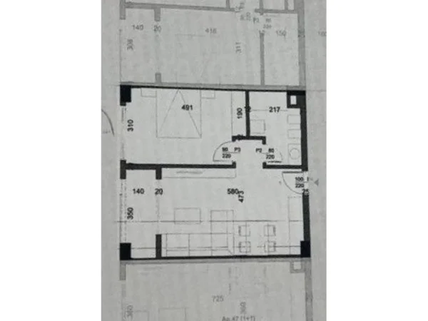 Shitet, Apartament 1+1, Rruga Jordan Misja.