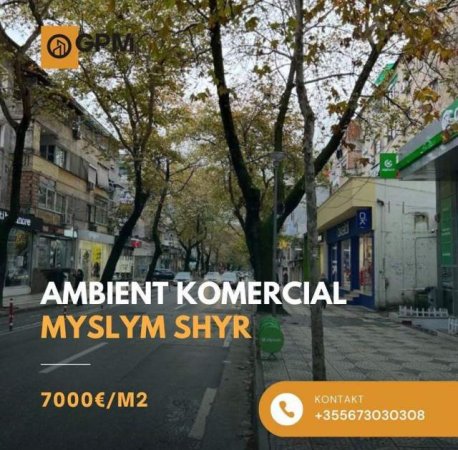 Tirane, shitet dyqan Kati 0, 50 m² 380.000 Euro