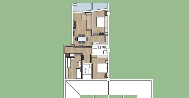 Tirane, shes apartament 3+1+BLK Kati 1, 152m² 350.000 Euro (Mine Peza)