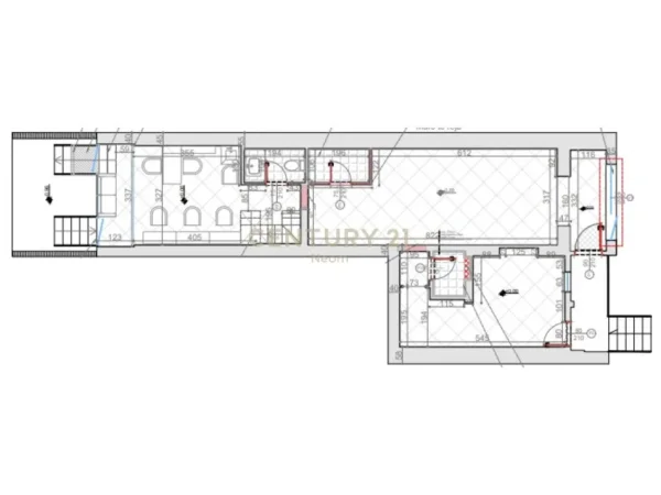 Tirane, jap me qera zyre , 73 m² 1.600 € (Rruga e Kosovarëve)