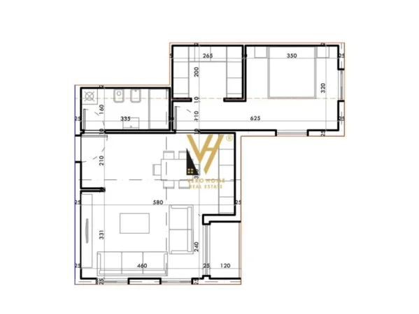 Tirane, shitet apartament 1+1+Ballkon Kati 2, 78 m² 133.100 € (MJULLE BATHORE)