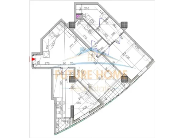 Shitet, Apartament 2+1+2, Twister Palace Residence, Don Bosko, Tirane