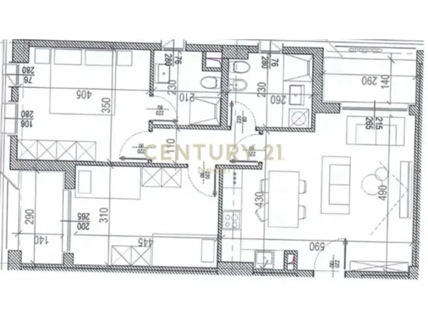 Tirane, shes apartament 2+1 , 108 m² 205.162 € (Rruga e Kavajës)