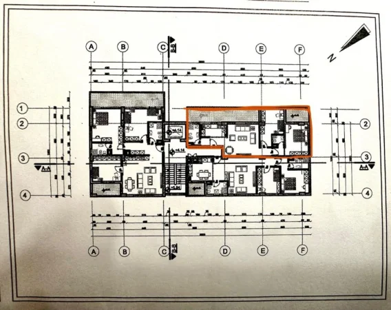 Tirane, shes apartament 2+1+Aneks+Ballkon Kati 2, 123 m² (Qender)