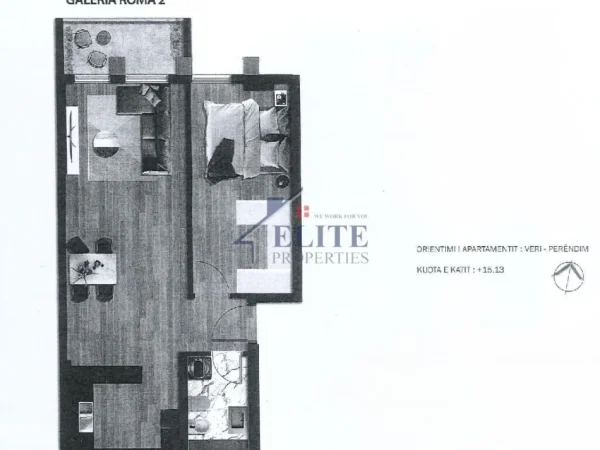 Tirane, shitet apartament 1+1+Ballkon Kati 4, 87 m² 293.600 € (Rruga e Kavajes)