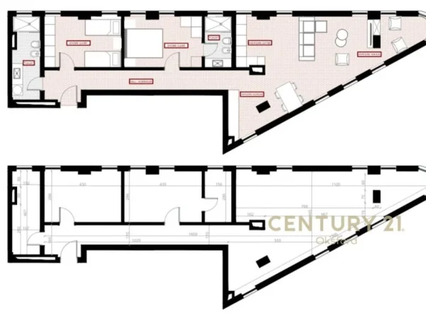 Tirane, shes apartament 2+1+Aneks+Ballkon Kati 3, 123 m² 234.213 € (BULEVARDI I RI)