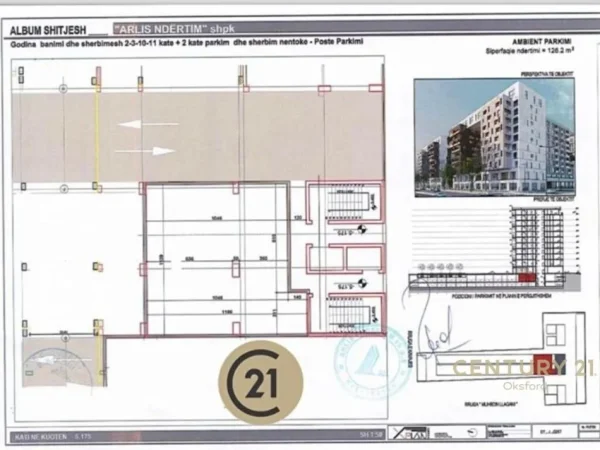 Tirane, jepet me qera ambjent biznesi Kati 0, 474 m² 7.000 € (SQUARE21)