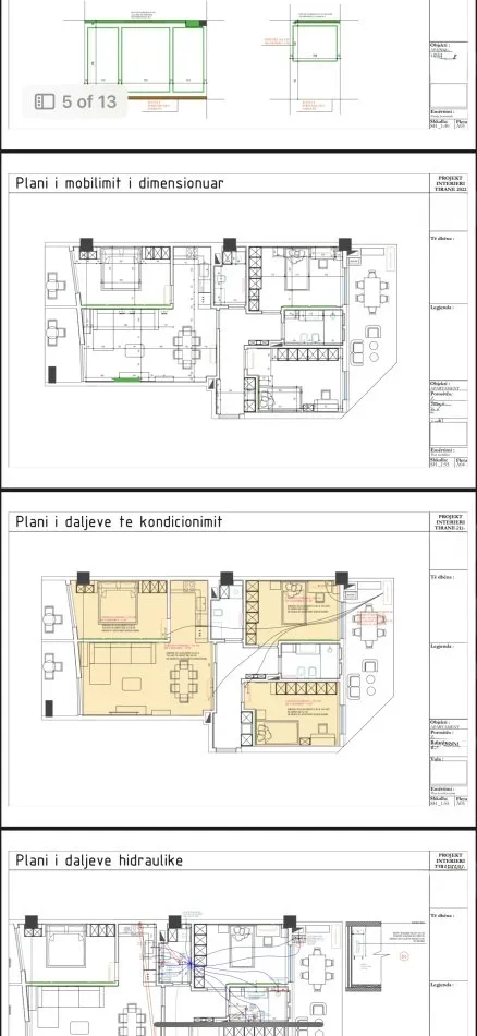 Tirane,  Mine Peza shitet apartament 3+1+Ballkon Kati 1, 152 m² (Mine peza)