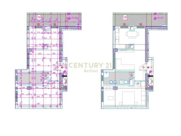 Tirane, shes apartament 2+1+Aneks+Ballkon Kati 12, 82 m² 221.049 € (RRUGA E BARRIKADAVE)