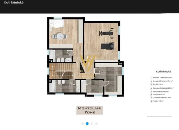 Tirane, shitet apartament 2 Katshe Kati 0, 343 m² 911.985 € (MJULL- BATHORE)