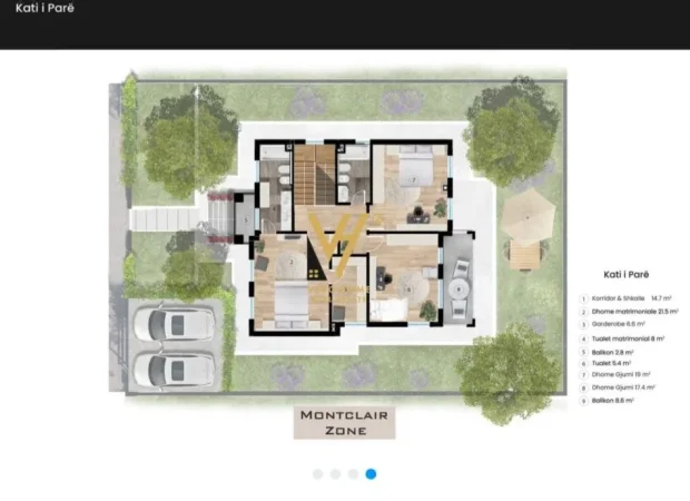 Tirane, shitet apartament 2 Katshe Kati 0, 343 m² 911.985 € (MJULL- BATHORE)