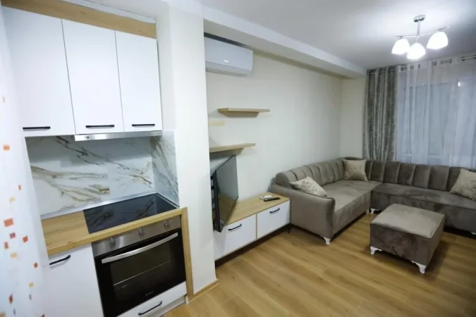 Tirane, jepet me qera apartament 1+1+Ballkon Kati 1, 65 m² 500 € (rruga Margarita Tutulani)