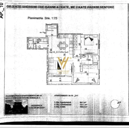 Tirane, shitet apartament 2+1+Ballkon Kati 2, 108 m² 111.200 € (PASKUQAN)