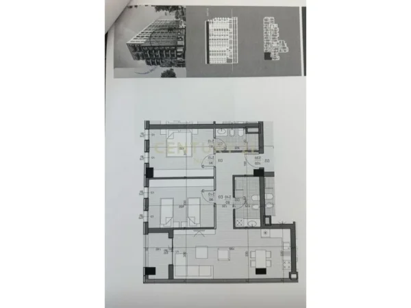Tirane, shitet apartament 2+1+Aneks+Ballkon Kati 9, 107 m² 171.000 € (Neom109509)