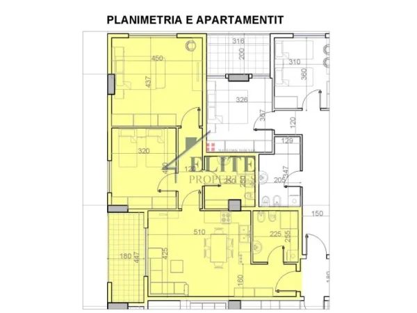 Tirane, shitet apartament 2+1+Ballkon Kati 2, 104 m² 109.494 € (Residenca Bel Fiore 1)