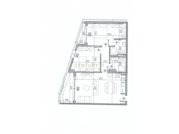 Tirane, shes apartament 2+1+Aneks+Ballkon Kati 4, 103 m² 174.845 € (RIVERSIDE RESIDENCE)