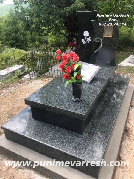 Tirane, ofroj Punime Varresh Graniti Hassan Green - Montuar Ne Tropoje - Model Varri Ne Forme Zemre