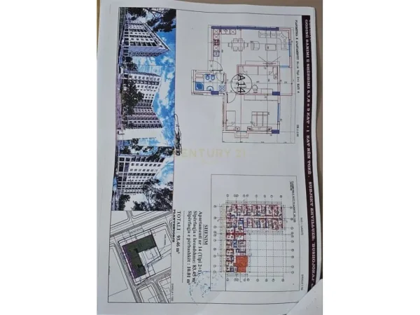 Tirane, shitet apartament 2+1+Aneks+Ballkon Kati 6, 93 m² 89.000 € (Neom110250)