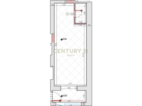 Tirane, jepet me qera zyre Kati 0, 73 m² 1.600 € (Neom109969)