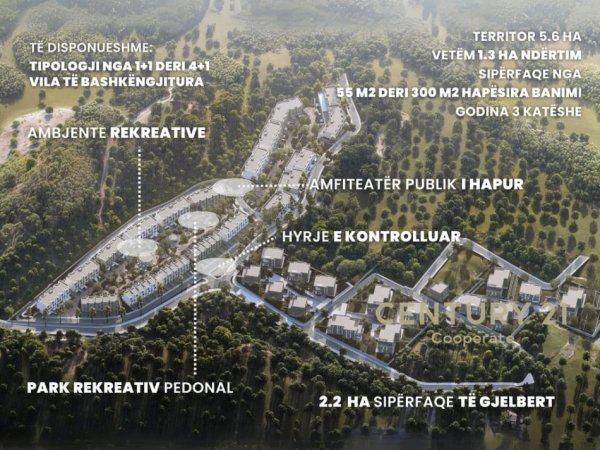 Tirane, shes apartament 3+1+Aneks+Ballkon Kati 2, 148 m² (&quot;PARK HOUSES&quot; , MJULL-BATHORE)