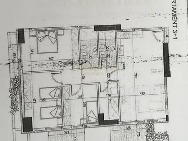 Tirane, shes apartament 3+1+Aneks+Ballkon Kati 18, 159 m² 399.000 € (Garden Building)