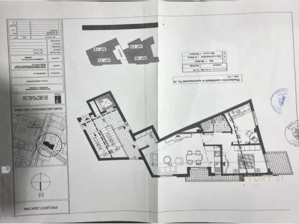 Tirane, shes apartament 2+1+Aneks+Ballkon Kati 7, 90 m² 220.000 € (Komuna e Parisit)