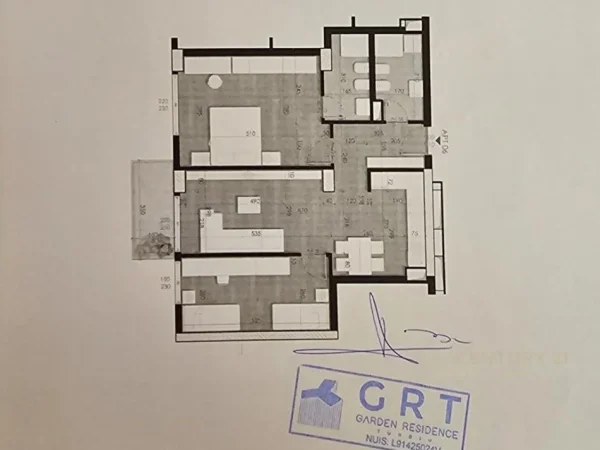 Tirane, shes apartament 2+1+Aneks+Ballkon Kati 11, 103 m² 164.000 € (Fusha e Aviacionit)