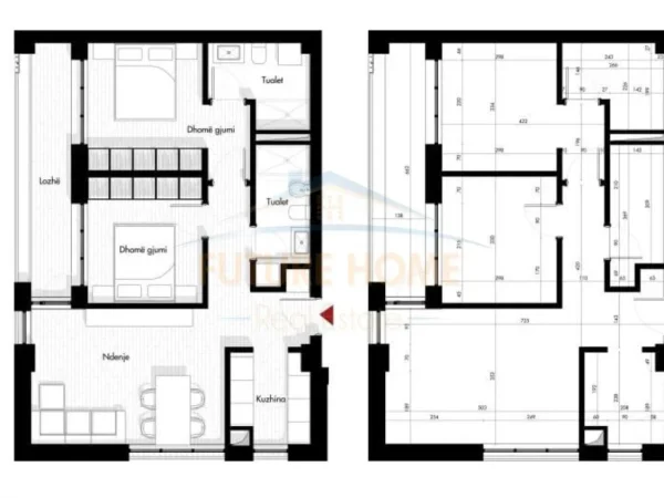 Tirane, shitet apartament 2+1 Kati 7, 105 m² 157.000 € (Siri Kodra)