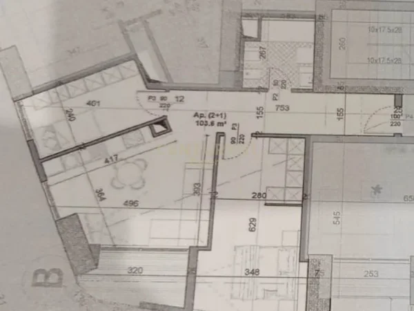 Tirane, shes apartament 2+1+Aneks+Ballkon Kati 9, 104 m² 362.600 € (Pazari i ri)