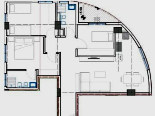 Tirane, shes apartament 3+1+Aneks+Ballkon Kati 2, 117 m² 300.000 € (Komuna e parisit)