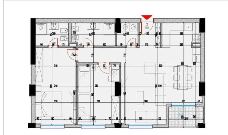 SHITET: 2+1+2wc & Ballkon ( 118m2) 📍Kristal Center || ***MUNDESI BLERJE ME KESTE*** - Afati Perfundimit: DHJETOR 2026  🚀 ((316,700 Euro))