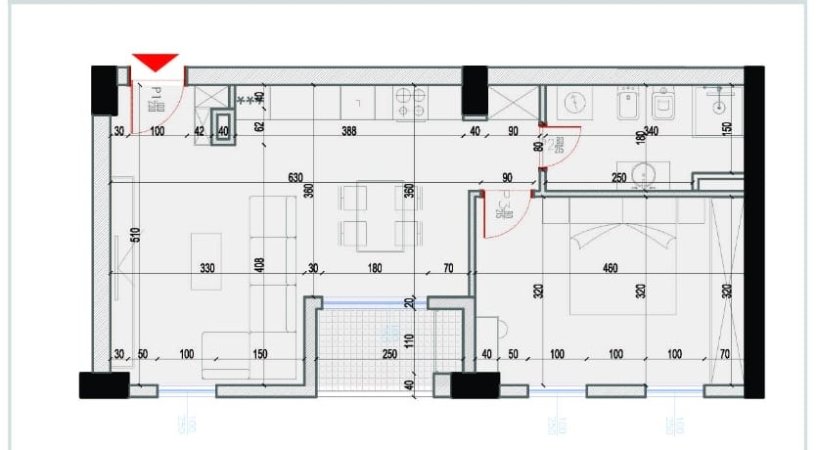 SHITET: 1+1& Ballkon ( 72m2) 📍Kristal Center || ***MUNDESI BLERJE ME KESTE*** - Afati Perfundimit: DHJETOR 2026  🚀 ((194,400 Euro))
