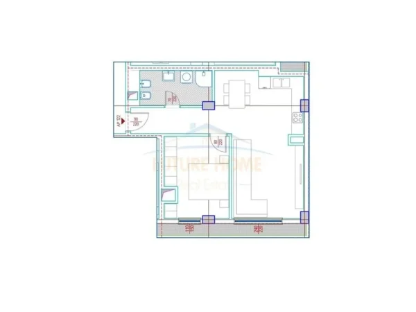 Shitet, Apartament 1+1, Rruga e Barrikadave, Tiranë.