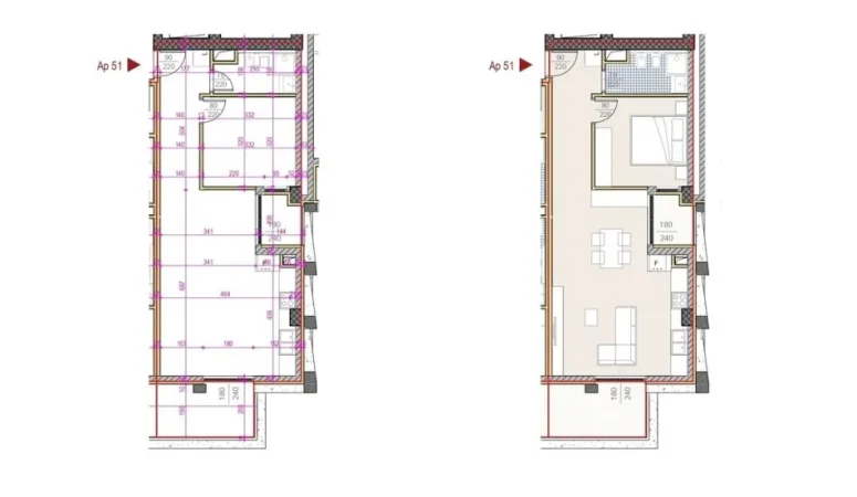 Tirane, shitet apartament 1+1/2+1, 5000 euro/m2, Blloku