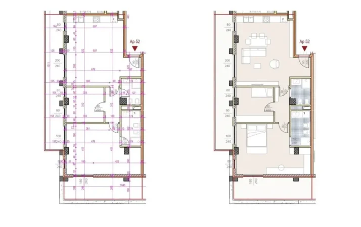Tirane, shitet apartament 1+1/2+1, 5000 euro/m2, Blloku