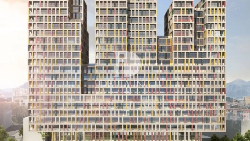 Tirane, shitet apartament 1+1 Kati 11, 80 m² 140.350 € (Rruga Asim Vokshi, Tiranë)